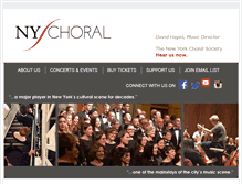 Tablet Screenshot of nychoral.org